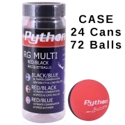 PYTHON RG Multi Red/Black Racquetball CASE