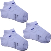 Python Perfection Fit White Socks (3 Pack)