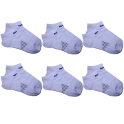 Python Perfection Fit White Socks (6 Pack)