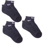 Python Super Soft Black Socks (3 Pack)