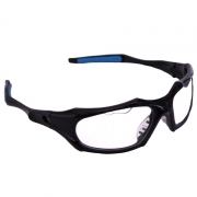 Python Full Frame Black w/Clear Lens Eyewear