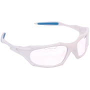 Python Full Frame White w/Clear Lens Eyewear