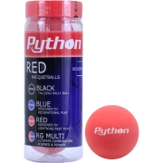 PYTHON Red Racquetballs (3 Ball Can)